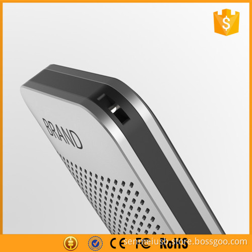 2 in 1 metal power bank bluetooth speaker built-in 5000mah battery